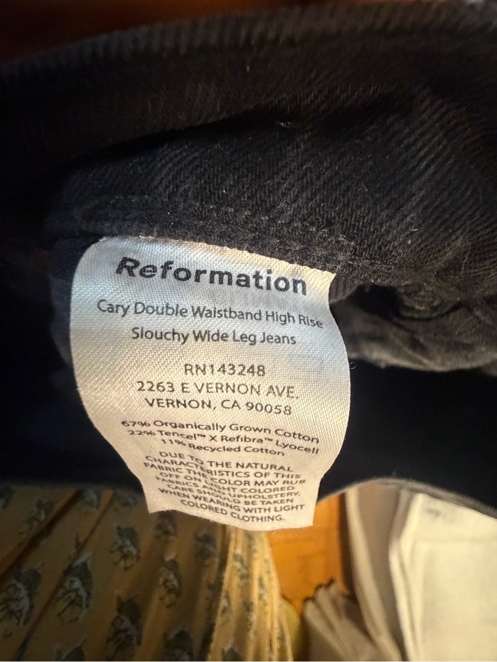 Reformation Cary Double Waistband High Rise Jeans 27 - Picture 11 of 12